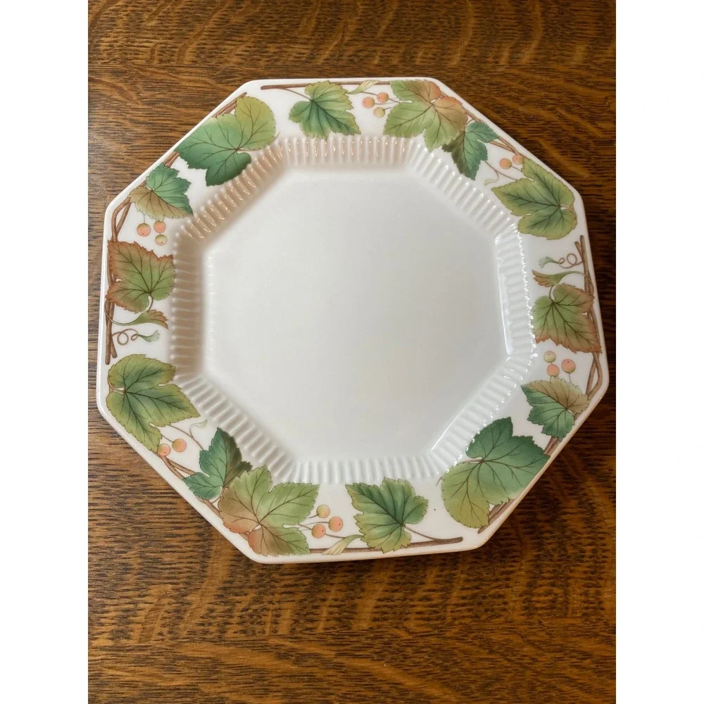 Nikko Classic Collection Harvest Octagonal Salad Plate 8.25